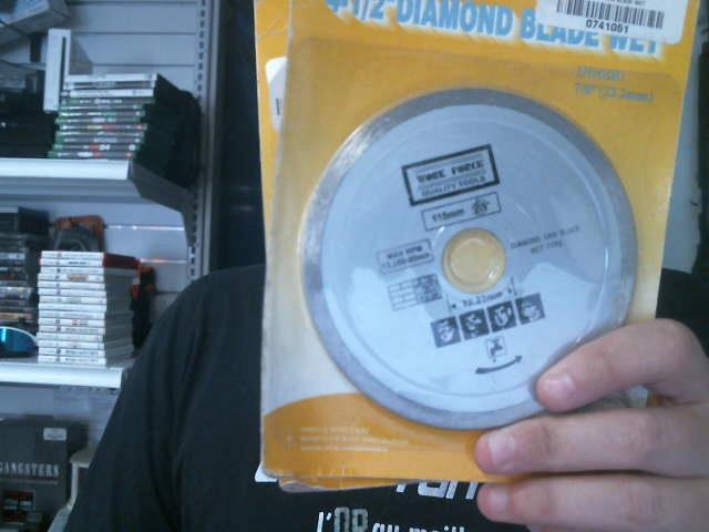 4 1/2 diamond blade wet