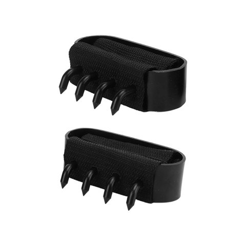 Toothed crampons hooks