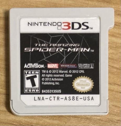 The amazing spider man 3ds