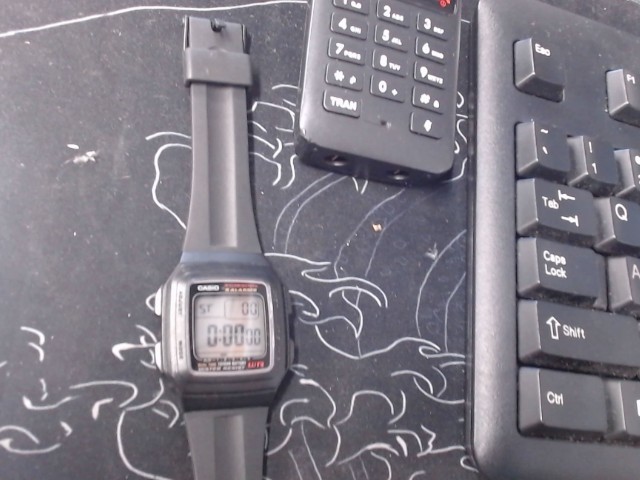Casio bac a montre noir