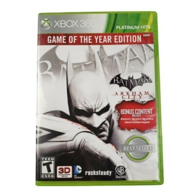 Batman arkham city goty edition xbox360