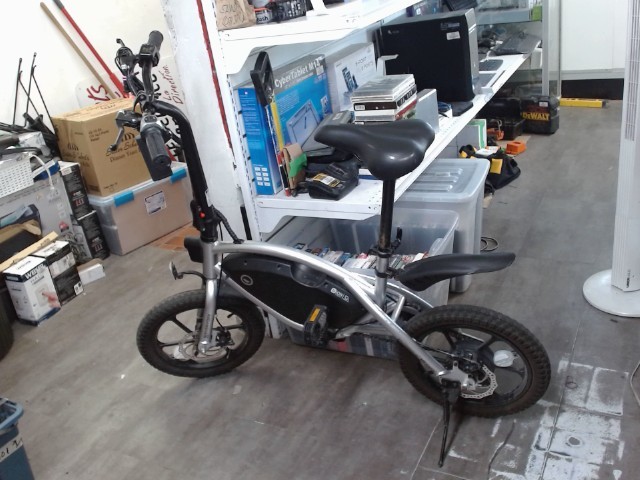 Velo electrique gris/noir+chargeur