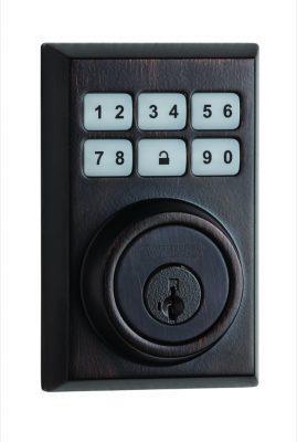 Touchpad electronic deadbolt