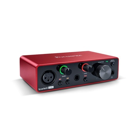 Carte de son focusrite rouge