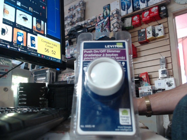 Gradator push button