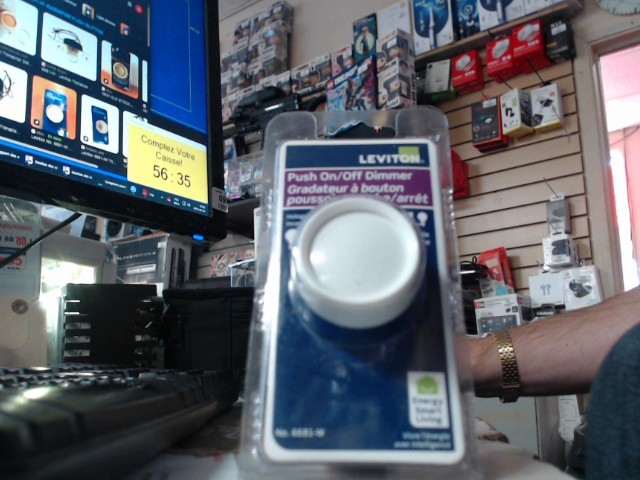 Gradator push button