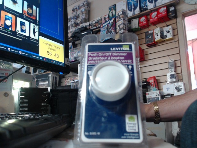 Gradator push button