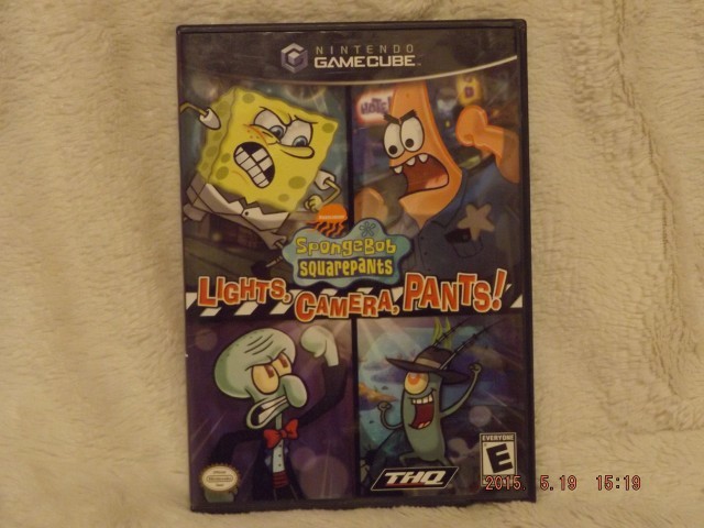 Spongebob squarepants lights camera pant