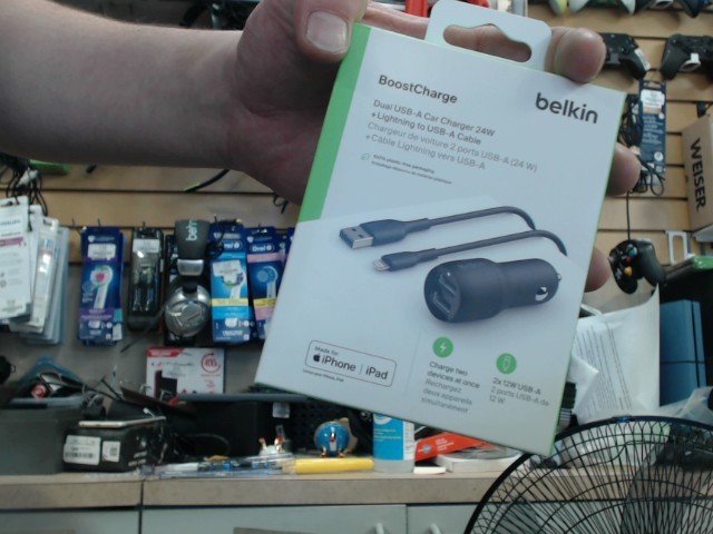 Dualusb car lightning usb