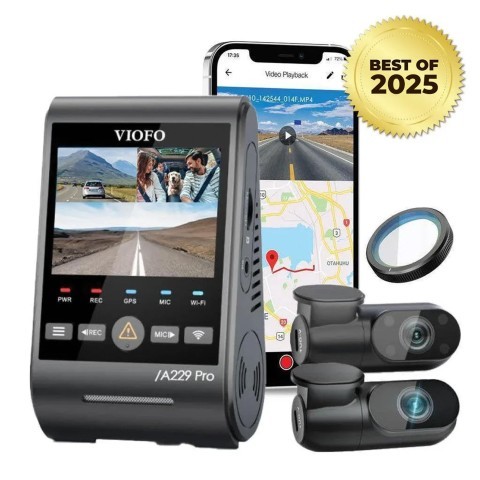 4k dash cam avec cables sans monitor man