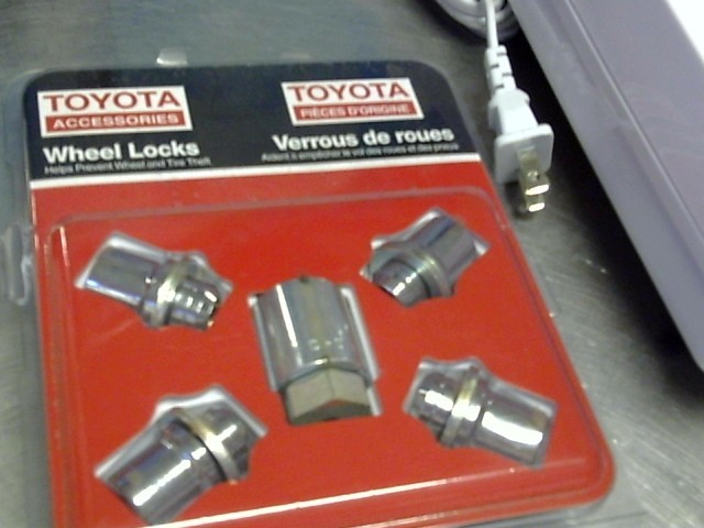 Wheel locks toyota