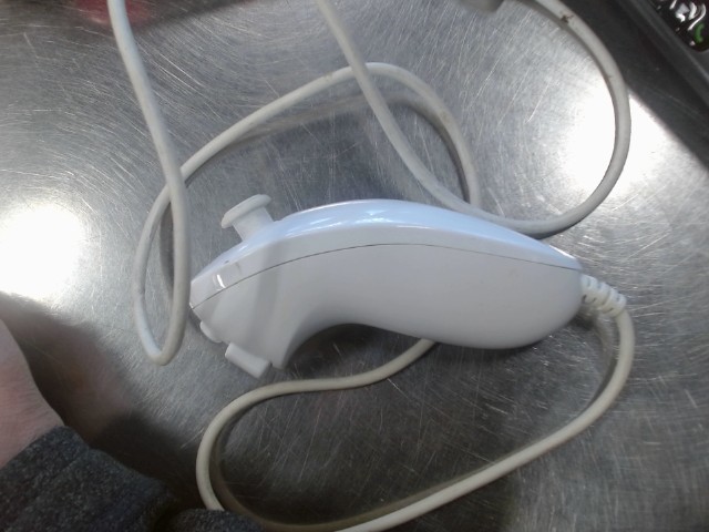 Nunchok wii blanc