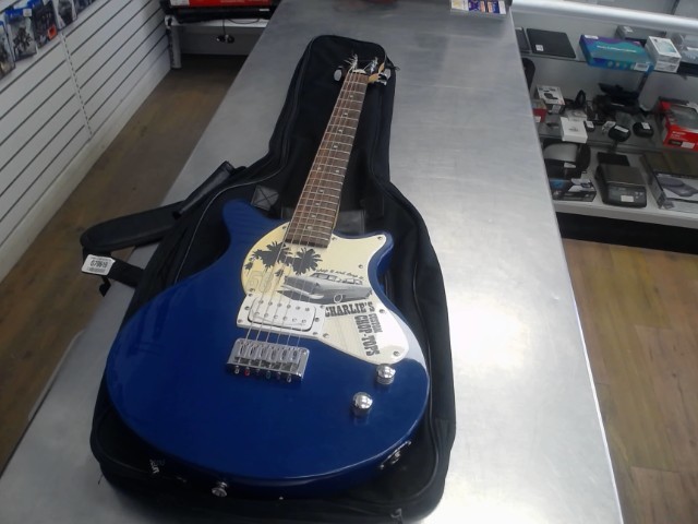 Guitare electrique bleu