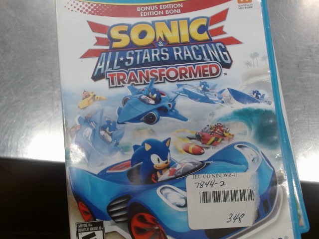 Sonic all stars racing transformed