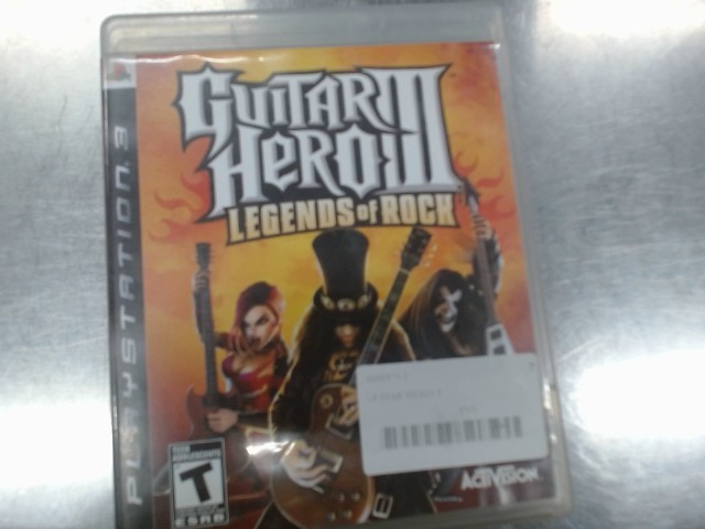 Guitar hero 3 legend of rock