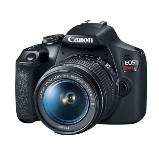 Canon rebel t7 + 18-55lens + chg + bat
