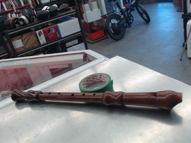 Flute a bec soprano en bois