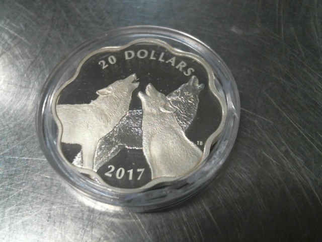Piece 20 dollars loups 2017