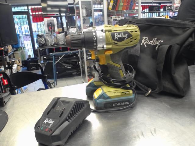 Drill+impact 2 batterie chargeur radley