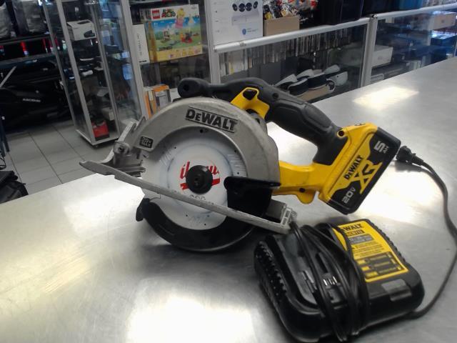 Scie ronde dewalt + bat+ chargeur