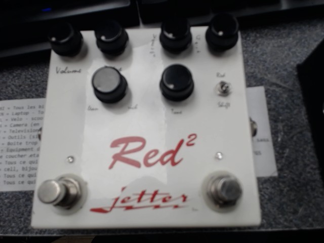 Pedale de guitare jetter red squared