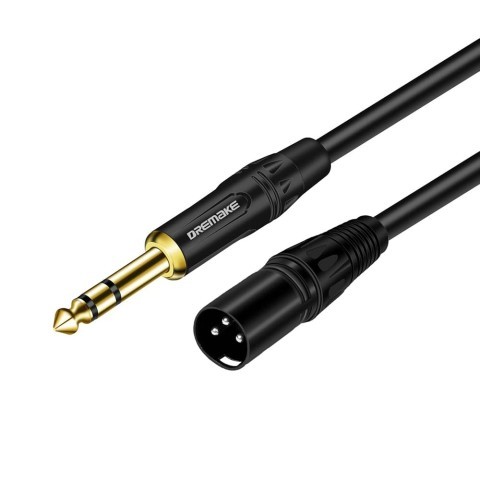 Jack 1/4 xlr male cable