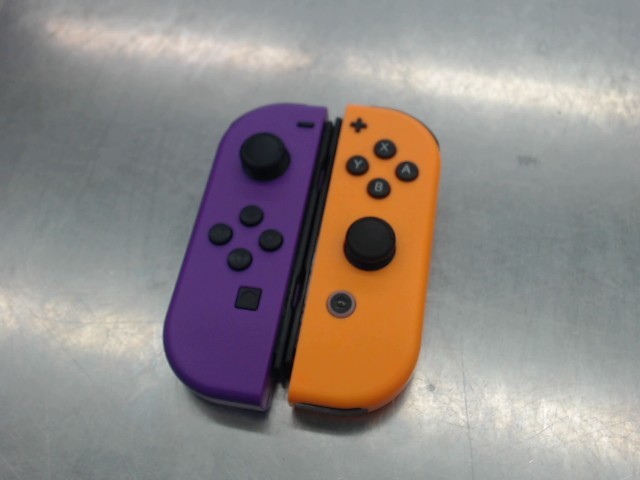 Joycons pour switch mauve et orange