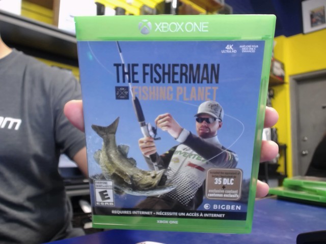 The fisherman fishing planet