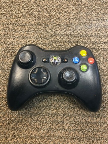 Xbox 360 wireless controller noire
