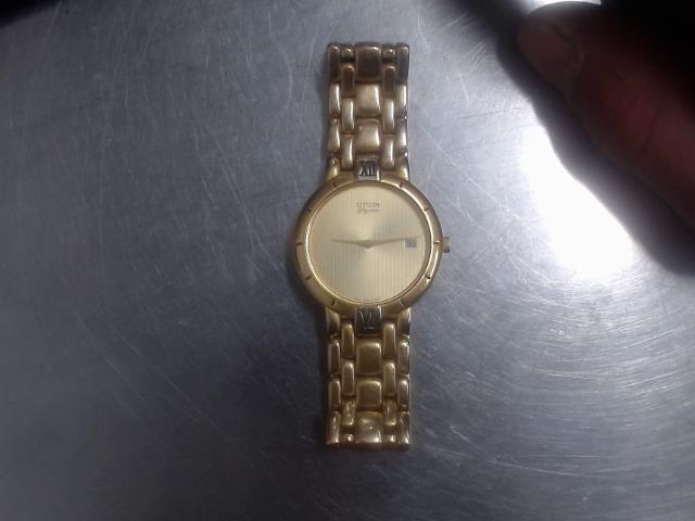 Montre homme plaque or no batt