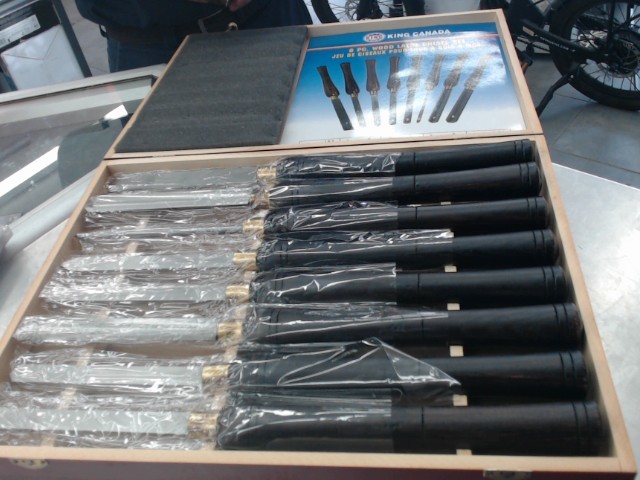 Jeu de ciseaux 8mcx pour tour a bois