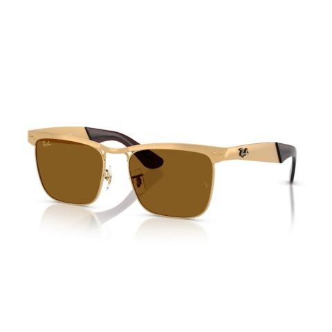 Lunettes ray ban dorees