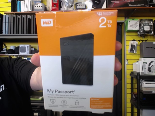 Disque dur externe dans la boite 2to