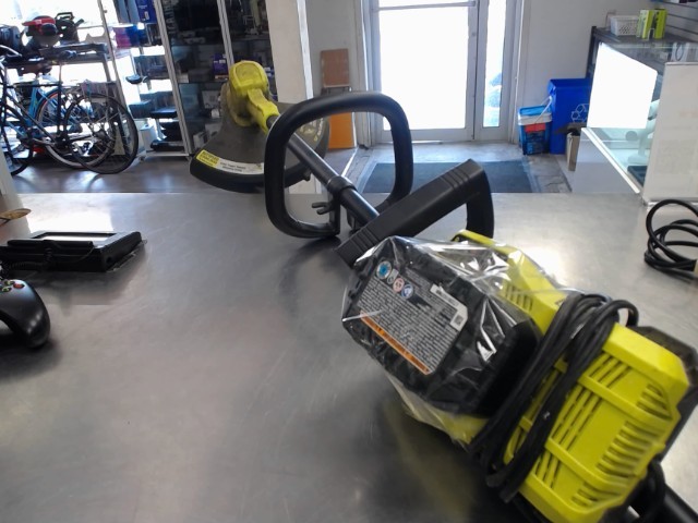 Weed eater ryobi avec batt 4ah + charg