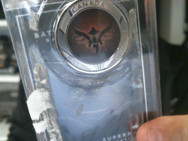 25 cents fine silver coin batman
