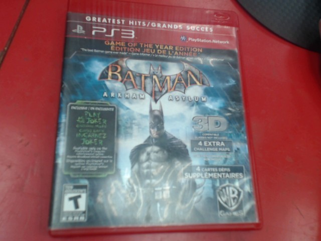 Batman arkham asylum game of the year ed