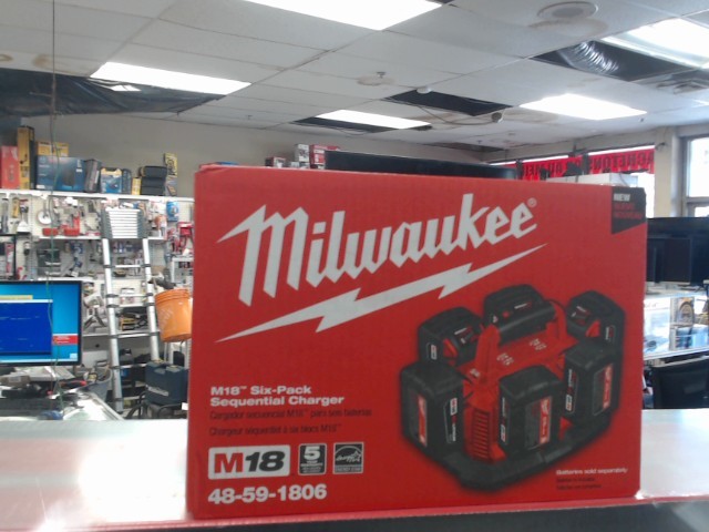 M18 six-pack seq. charger