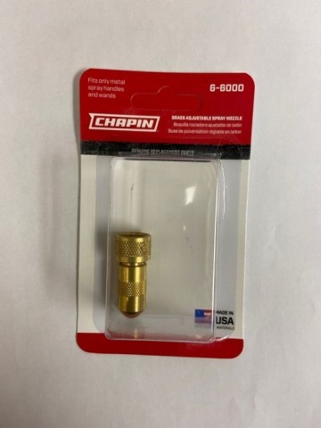 Brass adjustable spray nozzle