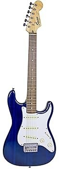 Fender squier start bleu dans case mou