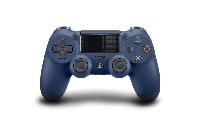 Manette de ps4 bleu fonce