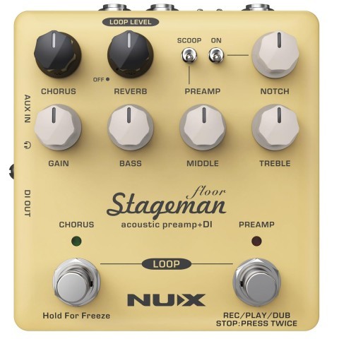 Floor stageman acoustic preamp+di guitar