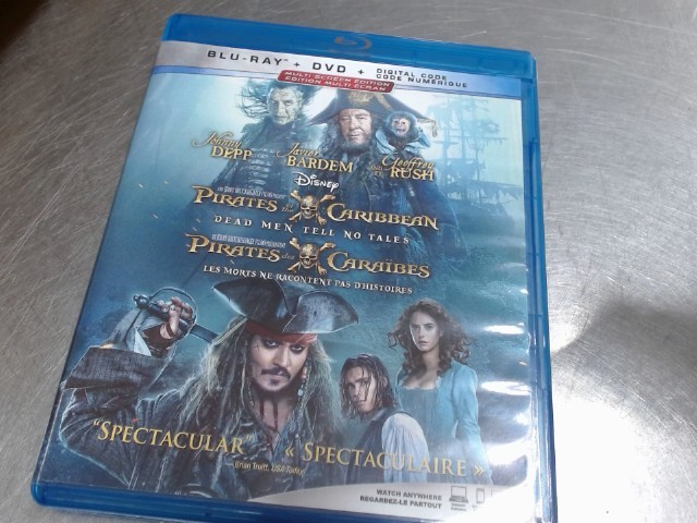 Pirates des caraibes (les morts ne racon