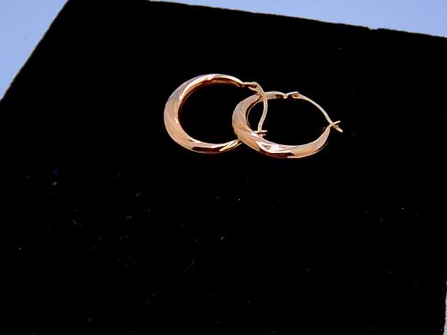 BOUCLES  D OREILLES EN OR 10KT
