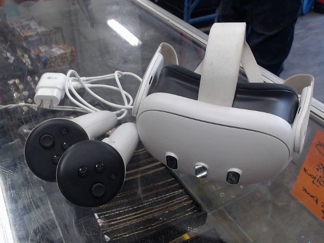 Meta quest 3+manette+fil