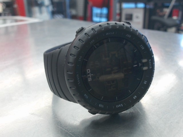 Montre sport stailess stell black