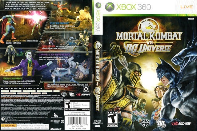 Mortal kombat vs. dc universe