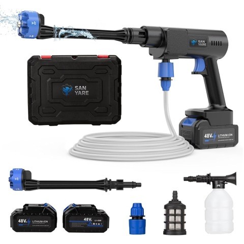 Pressure washer in box + 2x batterie ion