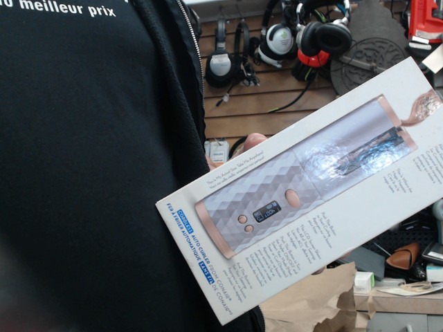 Cordless auto curler