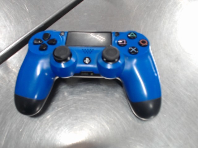 Manette de ps4 bleu et noir