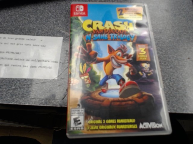 Crash bandicoot n sane trilogy cib